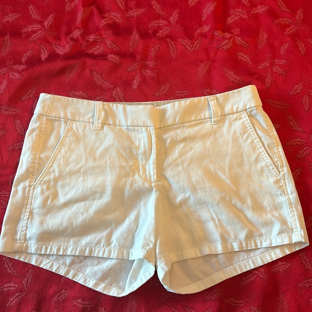 J. Crew White Shorts size 4